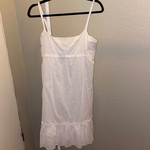 White cotton dress